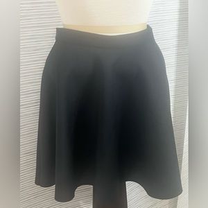 Abercombie & Fitch black mini skater skirt S